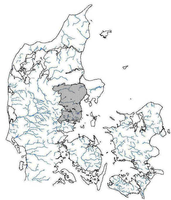 Kort over Danmark